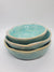 Set of 3 handmade Ocean Blue medium bowls